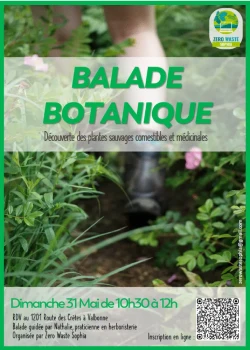 Dimanche 31 mai 2026 : Balade découverte plantes