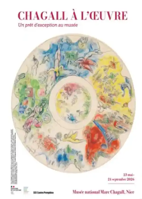Du 23 mai au 21 septembre 2026 : Exposition "Chagall à l'œuvre"