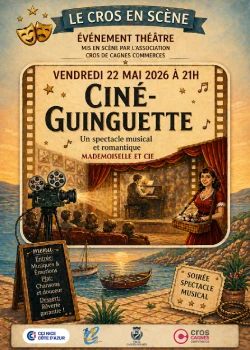 vendredi 22 mai 2026 : Spectacle théâtral avec Ciné-Guinguette