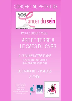 Dimanche 17 mai 2026 : Concert au profit de SOS Cancer du Sein