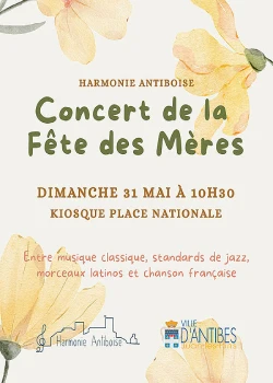 Dimanche 31 mai 2026 : Concert de la Fête des mères