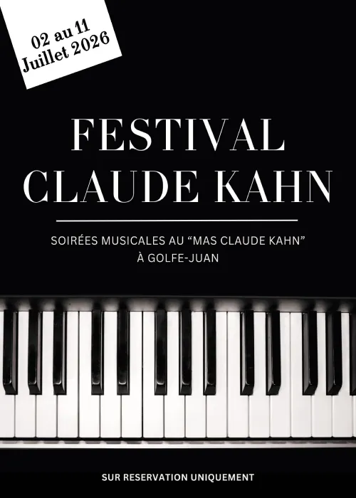 Jeudi 2 juillet 2026 : Festival Claude Kahn – Hommage à Dominique Sassi