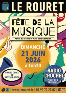 Dimanche 21 juin 2026 : Fête de la musique