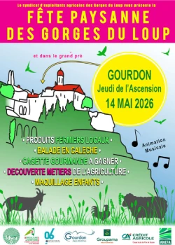 Jeudi 14 mai 2026 : Fête paysanne des gorges du loup