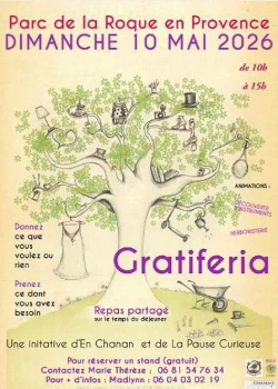 Dimanche 10 mai 2026 : Gratiferia