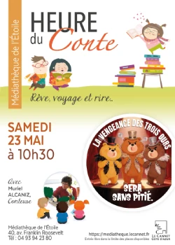 samedi 23 mai 2026 : Heure du Conte