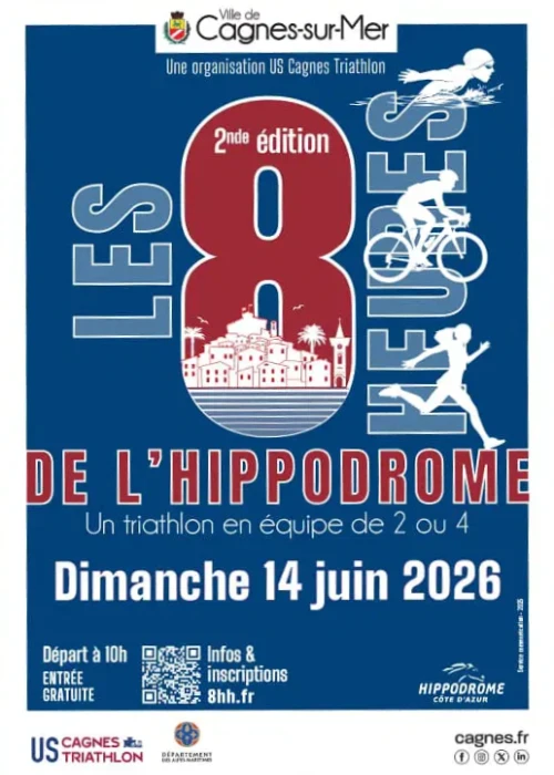 Dimanche 14 juin 2026 : Les 8 heures de l’Hippodrome