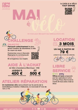 Les 26 et 27 mai 2026 : Mai à vélo