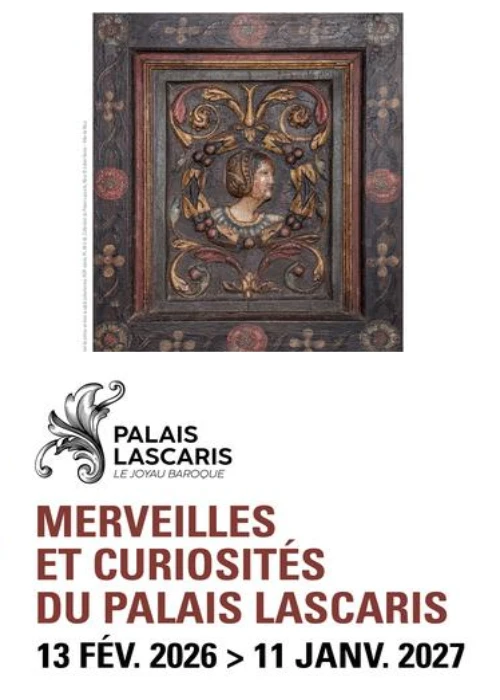 Du 13 février au 11 janvier 2027 : Merveilles et curiosités du Palais Lascaris