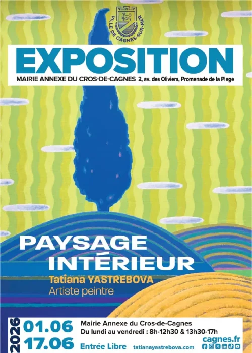 Du 1er au 17 juin 2026 : Exposition "Paysage Intérieur"de Tatiana Yastrebova
