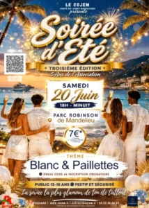 Vendredi 20 juin 2026 : 3ème édition de la soirée d'été