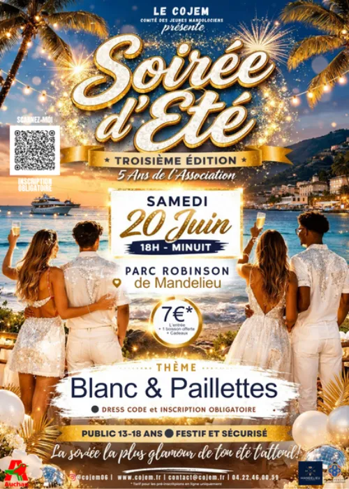 Vendredi 20 juin 2026 : 3ème édition de la soirée d'été