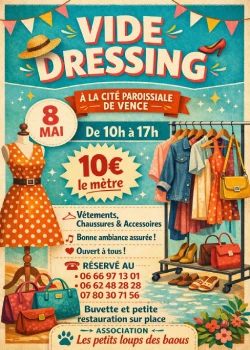 Vendredi 8 mai 2026 : Vide dressing
