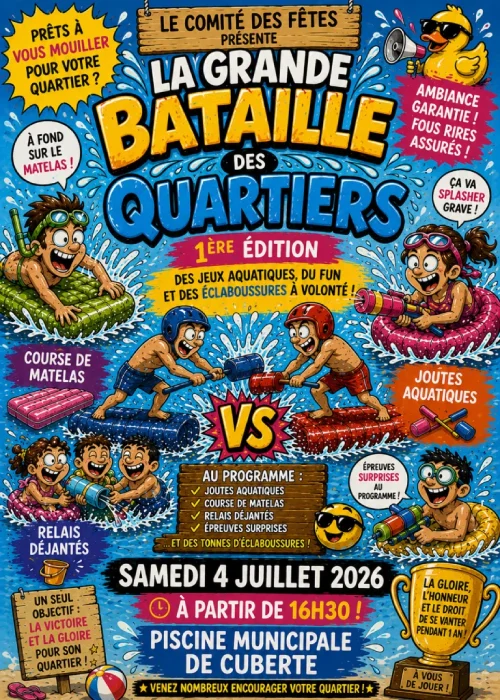 Samedi 4 juillet 2026 : La grande bataille des quartiers