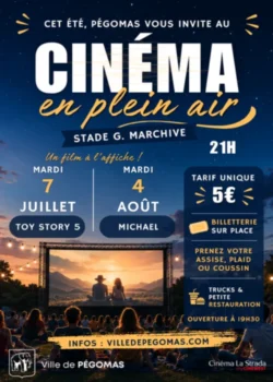 Cinéma en plein air Pégomas