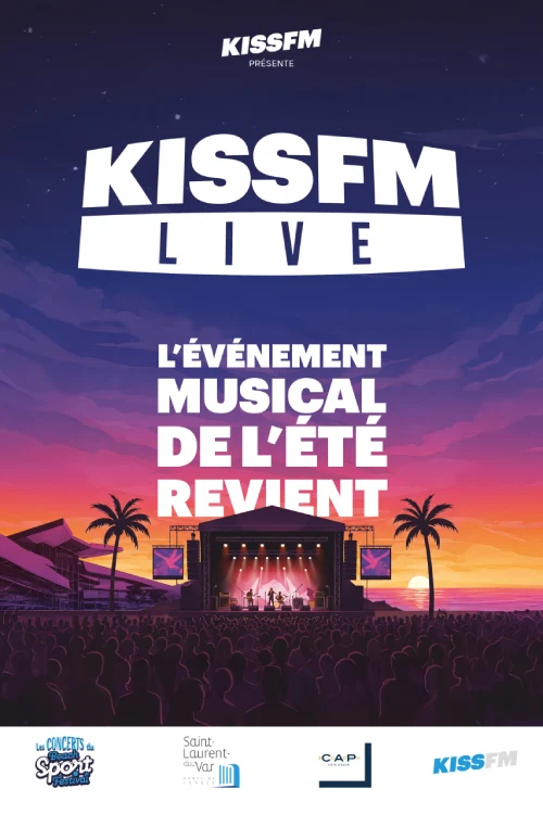 Mardi 30 juin 2026 : Concert Kiss FM