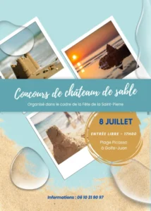 Mercredi 8 juillet 2026 : Concours châteaux de sable