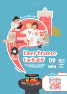 Jeudi 9 Juillet 2026 : Diner Brasero Caritatif