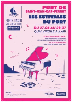 Mercredi 1er juillet 2026 : Les Pianos du port – Simon Fache on the water!