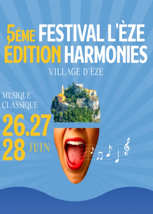 Du 26 au 28 juin 2026 : L’Eze Harmonies
