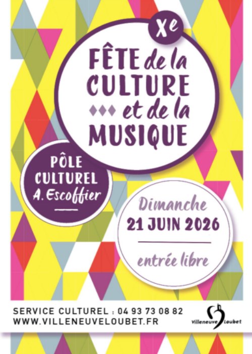 Dimanche 21 juin 2026 : Fête de la culture et de la musique
