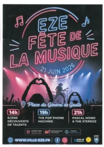 Dimanche 21 juin 2026 : Festival de Musique