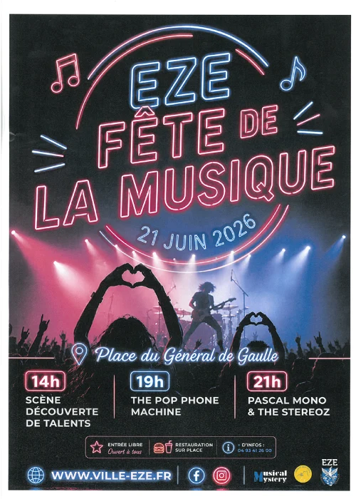 Dimanche 21 juin 2026 : Festival de Musique