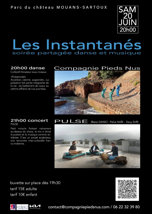 Samedi 20 juin 2026 : Les Instantanés