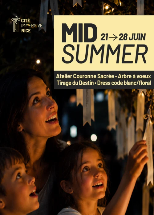 Du 21 au 28 juin 2026 : la Cité Immersive Nice célèbre le Midsummer