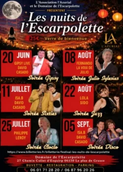 Les nuits de l'Escarpolette à Grasse