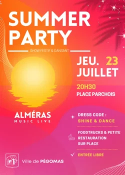 Jeudi 23 juillet 2026 : Summer Party