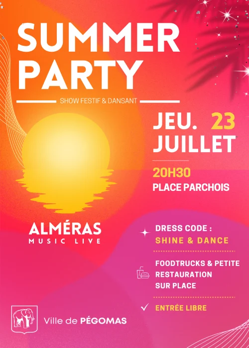 Jeudi 23 juillet 2026 : Summer Party