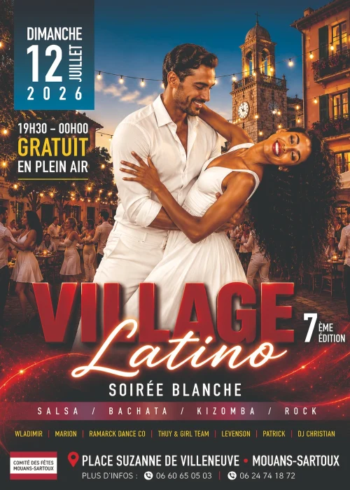Dimanche 12 juillet 2026 : Village Latino