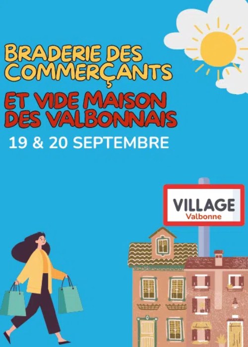 Les 19 et 20 septembre 2026 : Braderie des commerçants & vide-maison du Village
