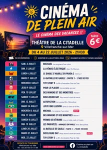 Cinéma plein air villefranche sur mer