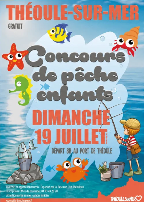 Dimanche 19 juillet 2026 : Concours pêche enfants