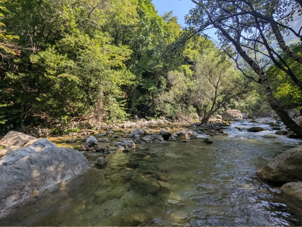Baignade cote azur riviére