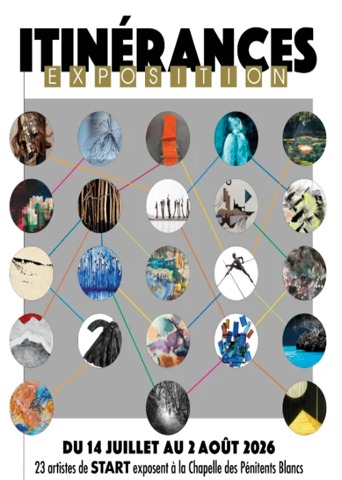 Du 14 juillet au 2 août 2026 : Exposition "Itinérances"