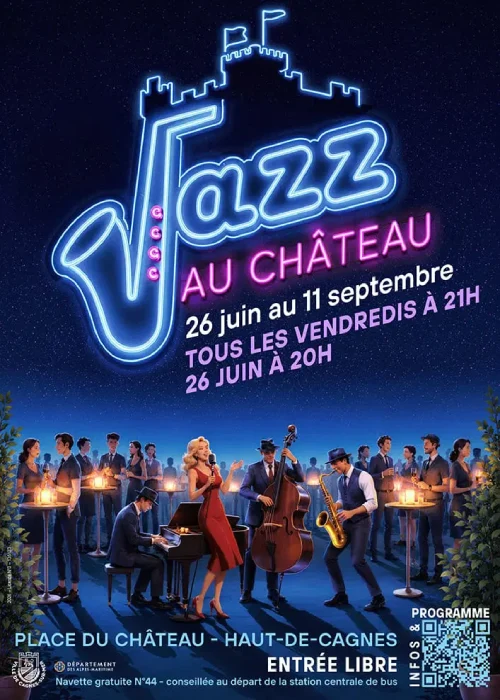 Du 26 juin au 11 septembre 2026 : Jazz au Château