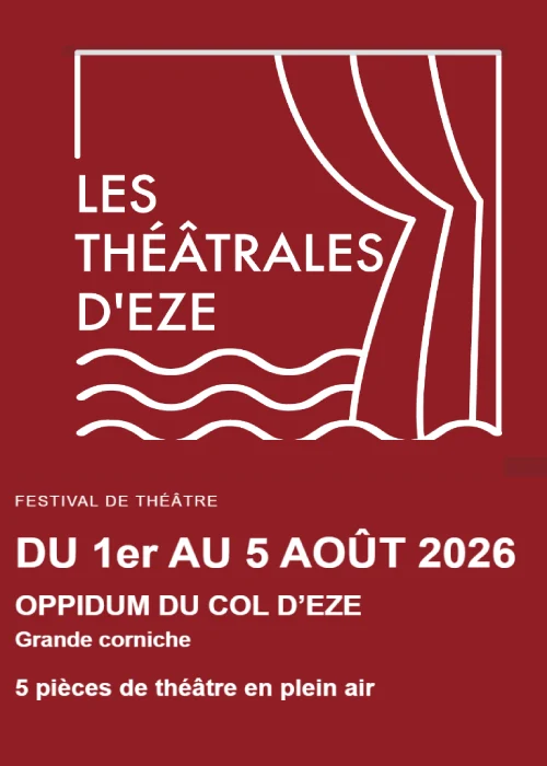 Du 1er au 5 août 2026 : Les Théâtrales d’Eze