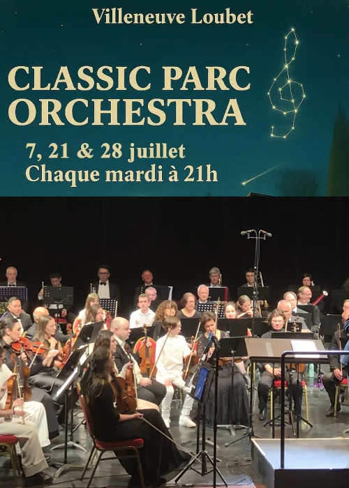 Mardi 21 juillet : Festival Classic Parc Orchestra - Orchestre Symphonique Azuréen