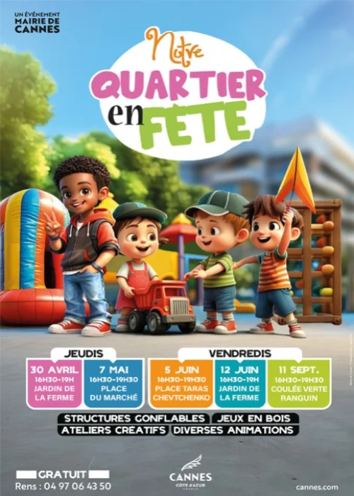 Vendredi 11 septembre 2026 : Notre quartier en fête