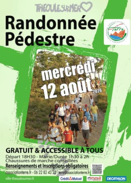 Mercredi 12 août 2026 : Randonnée pédestre
