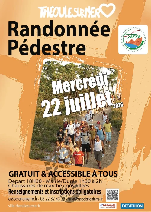 Mercredi 22 juillet 2026 : Randonnée Pédestre Estivale