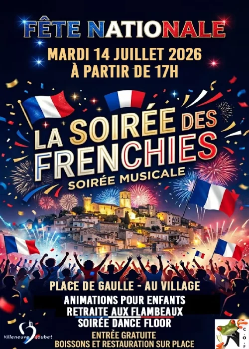 Mardi 14 juillet 2026 : Fête nationale