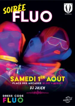 Samedi 1er août 2026 : Soirée fluo