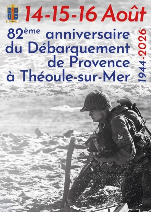 Du 14 au 16 août 2026 : 82ème anniversaire du Débarquement de Provence