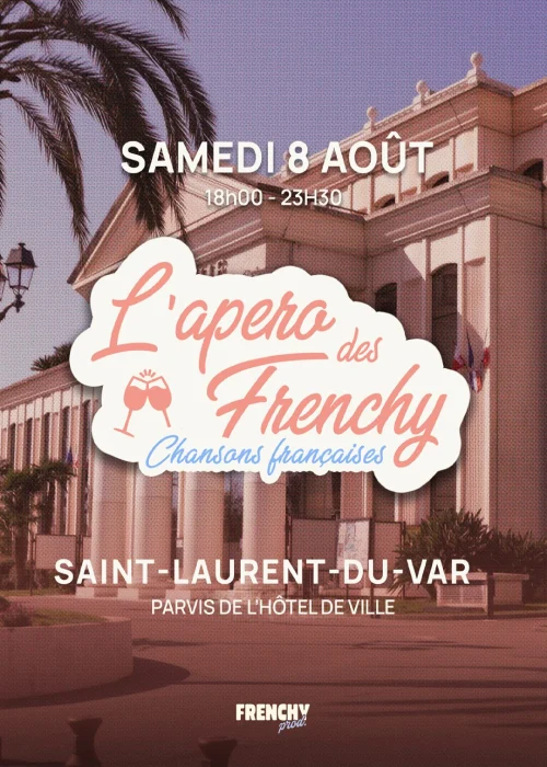 Samedi 8 août 2026 : L'apéro des Frenchy