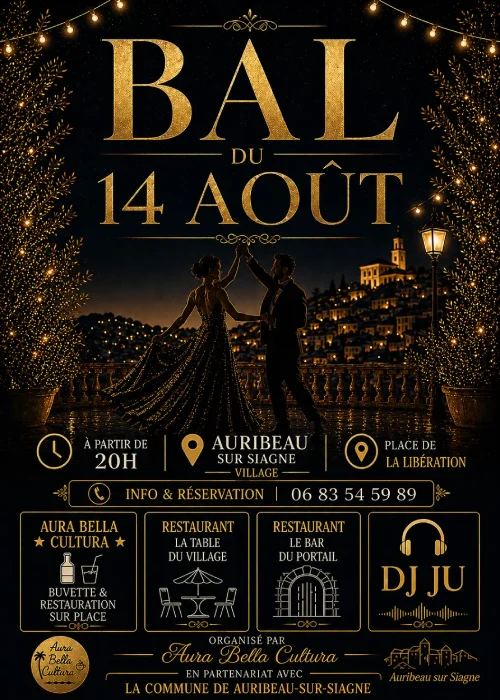 Vendredi 14 août 2026 : Bal 14 août