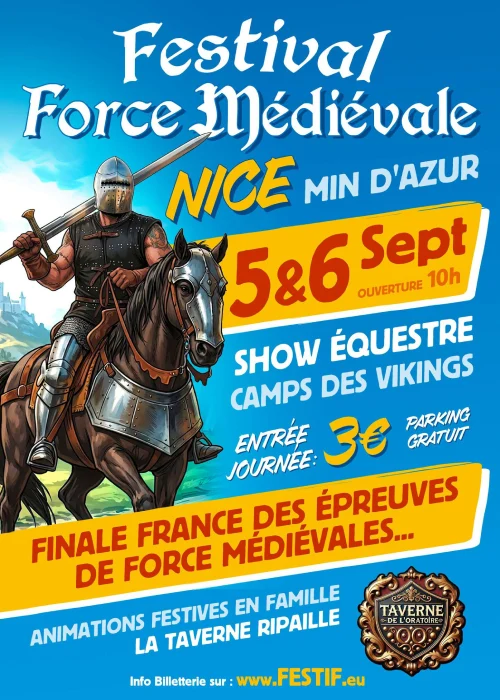 Les 5 et 6 septembre 2026 : Festival Médiéval